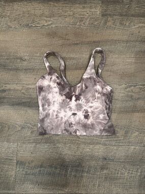 LULULEMON cropped align tank Tie-Dye purple